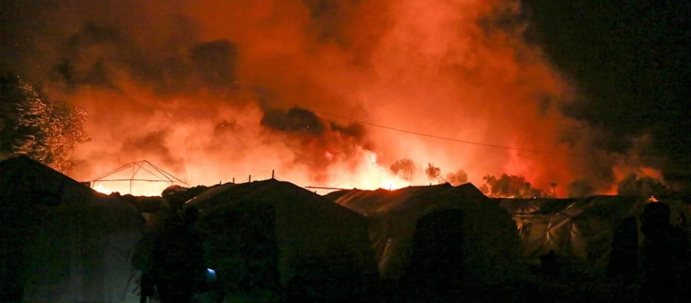 Φυλάκιση 10 ετών για τους Αφγανούς που έκαψαν τη Μόρια αλλά όχι απέλαση